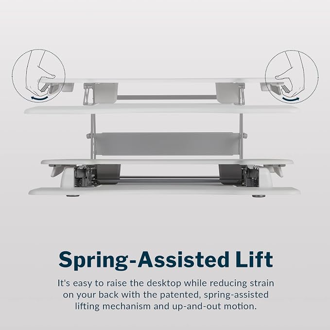 Vari Varidesk Pro Plus 36 Standing Desk Converter – 11 Height Settings + Spring - Image 6