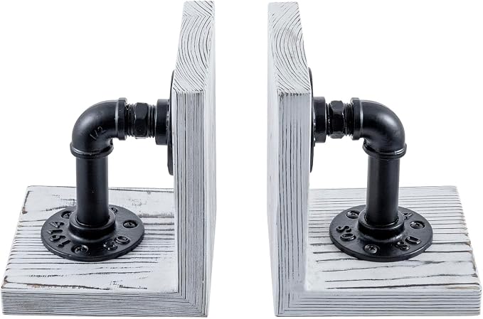 MyGift Decorative Bookends, Office Book Ends - Image 6