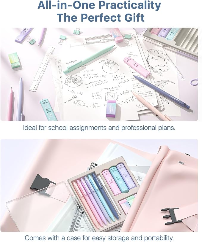 Four Candies Cute Mechanical Pencil Set, 0.7mm Medium Point, 6-Count Pack | 360 - Image 5