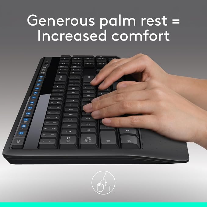 Logitech MK345 Wireless Keyboard and Mouse Combo - Image 2