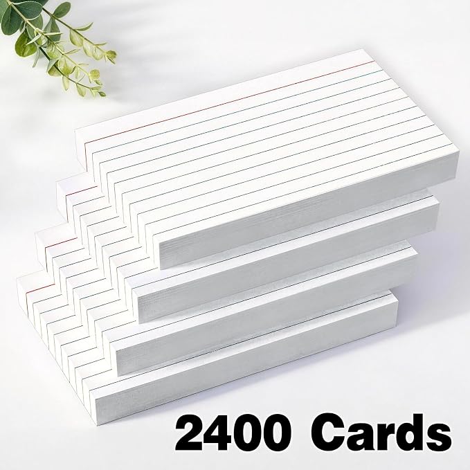 2400 PCS Index Cards Bulk，3x5 Flash Cards - Image 5