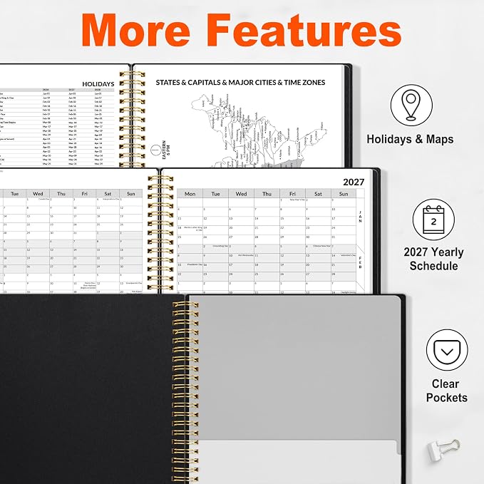 SUNEE 2026-2027 Appointment Book, Quarter-Hourly, Weekly & Monthly - Image 6