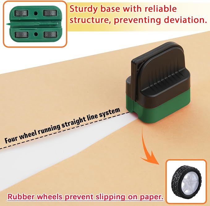 LIZAAL 2-Pack Wrapping Paper Cutter - Image 2