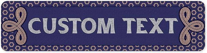 Custom Sign, Custom Street Sign, 11 Font Colors, 13 Font Styles, 4 Hole Options by MySignCenter