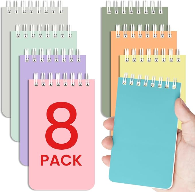 Taja Pocket Small Notebook 3" x 5", Nursing Notepad, Travel by Taja
