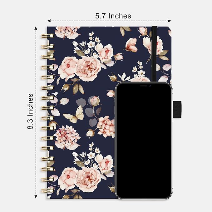 AHGXG Spiral Journal Notebook, 160 Lined Pages, A5 Medium Size, - Image 3