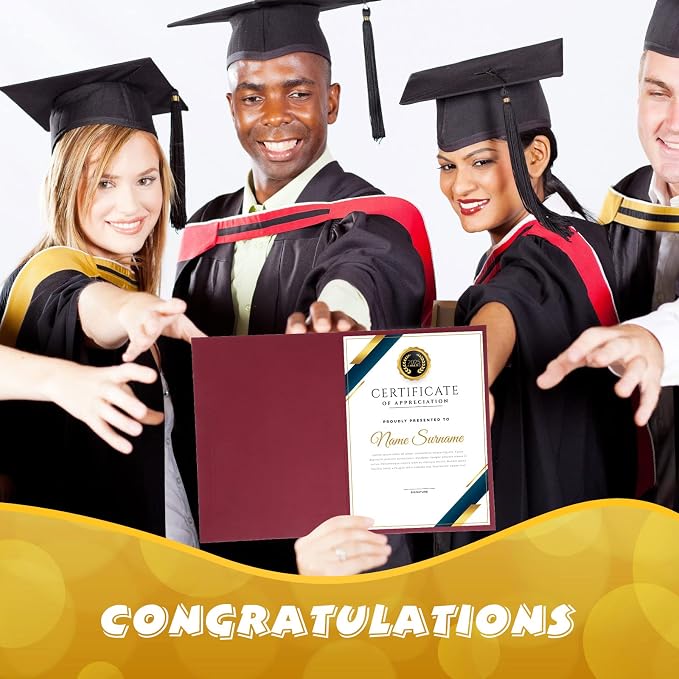 Sherr 60 Pcs Certificate Holders Certificate Covers Folders Diploma Holders - Image 5