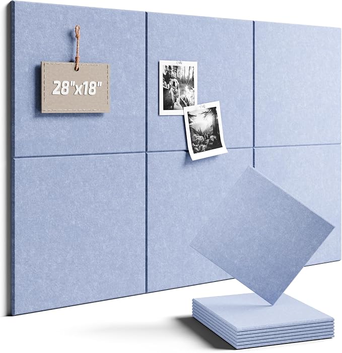 Felt Bulletin Board Tiles -28"x18" Cork Board Alternative by FLUXYNARA