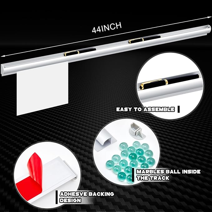 Henoyso 2 Pcs Restaurant Ticket Holder 16/18/24/28/30/32/40/44" Slide Check - Image 2