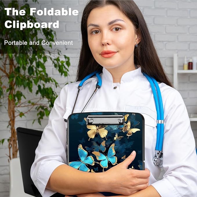 Clipboard with Storage, Heavy Duty Plastic Storage Clipboard with Low Profile - Image 5