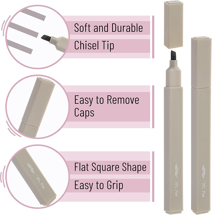 Mr. Pen- Aesthetic Highlighters No Bleed, 8 Pack, Cute Highlighters Assorted - Image 3