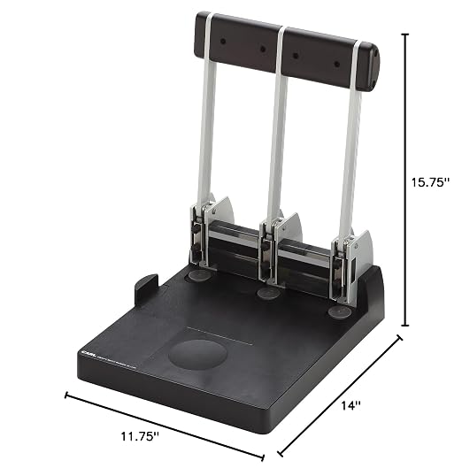CARL, Heavy Duty 3-Hole Punch – 150 Sheet Capacity, Precision Alignment - Image 14