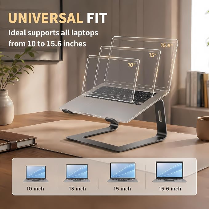 Orionstar Ergonomic Laptop Stand, Premium 5mm Aluminum Riser - Image 3
