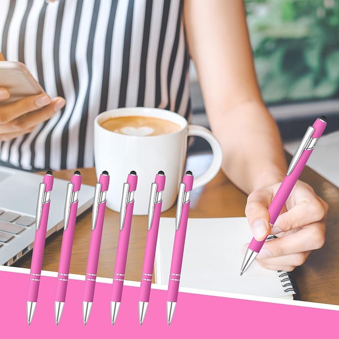 6 Pcs Blue Ink Ballpoint Pen - Image 4