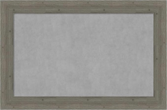 Amanti Art Grey Framed Magnetic Board 31x47 Large Vision Board by AmantiArt