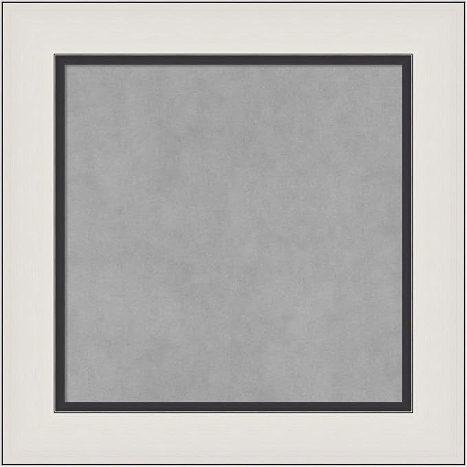 Amanti Art Silver Framed Magnetic Board 22x22 Small Vision Board by AmantiArt