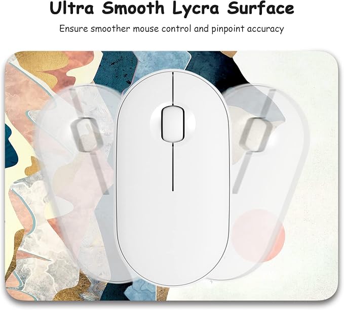 Dapesuom Small Mouse Pad, 6 x 8 Inch Thick Rubber Premium-Textured Non-Slip - Image 3