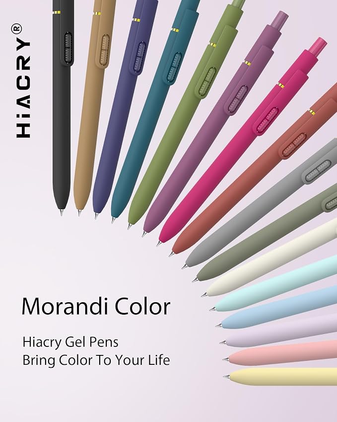 Hiacry 16 Pack Gel Pens, Quick-Dry Black Ink-0.7 MM Fine Point Fidget Pens | - Image 7