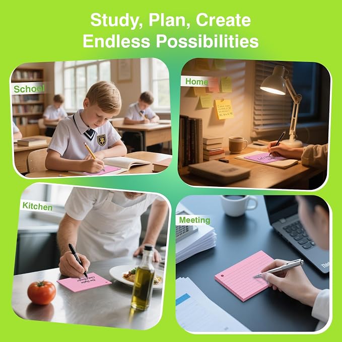 250 Sheets Colored Index Cards - Image 7