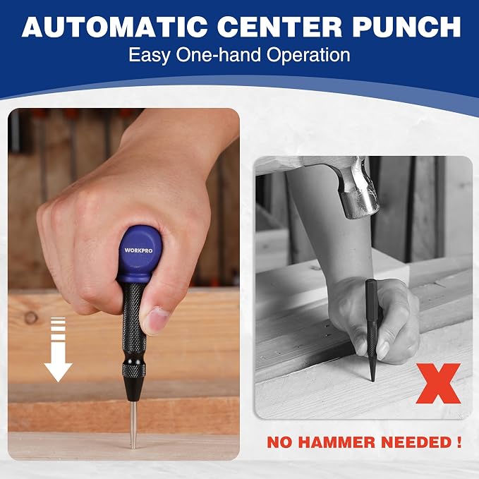 WORKPRO 5" Automatic Center Punch - Image 5