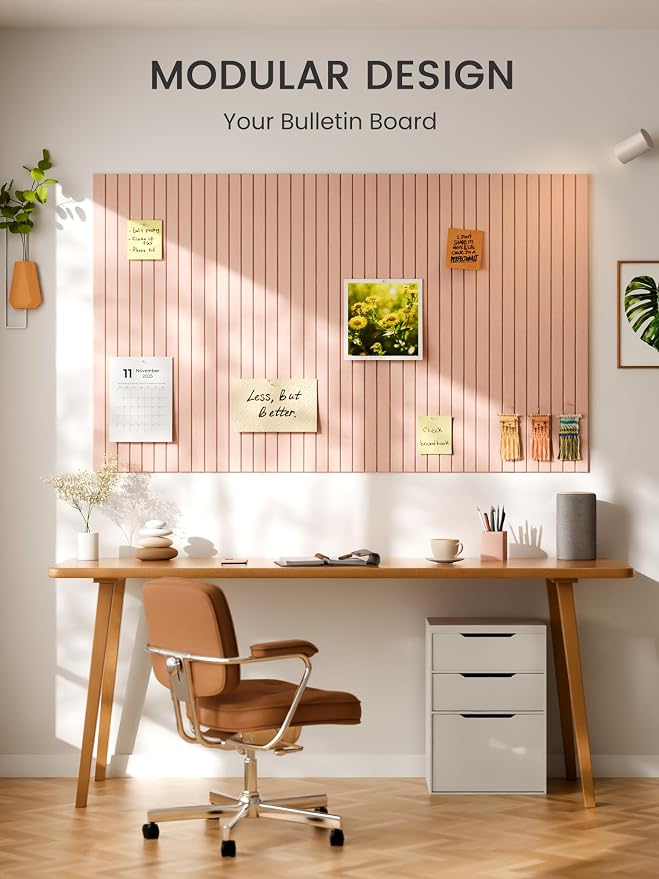 Bumusty Large Cork Board Alternative-47 x35 Felt Bulletin Board Tiles, - Image 6