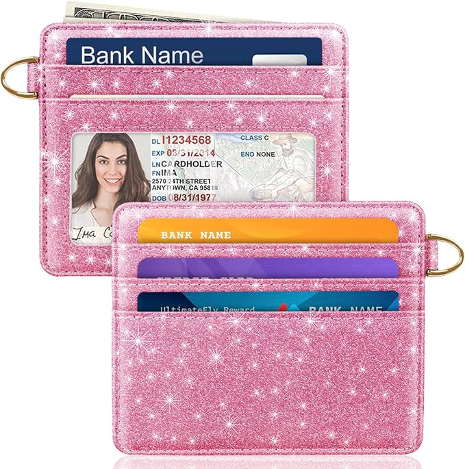 Slim Minimalist Front Pocket RFID Blocking Credit Card Holder Small Wallet Cute by Simikol