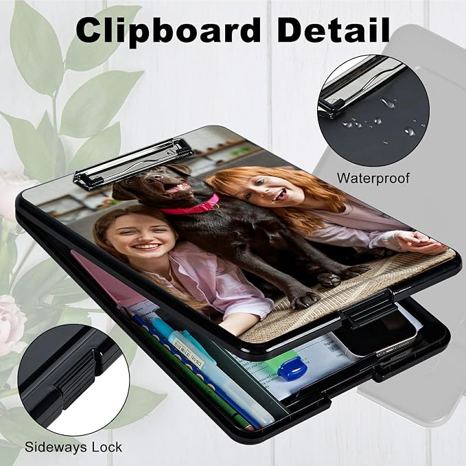 Customized A4 Clipboard with Storage Pen Holder, Clipboards Organizer Nursing - Image 3