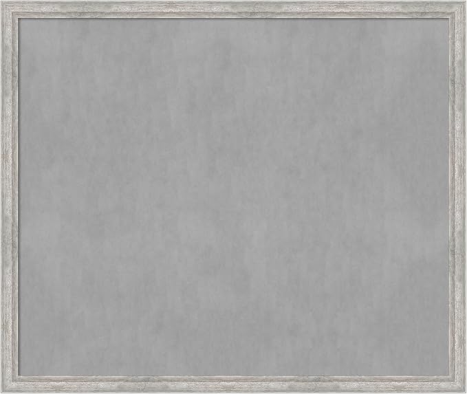 Amanti Art Silver Framed Magnetic Board 43x51 Oversize Vision Board by AmantiArt