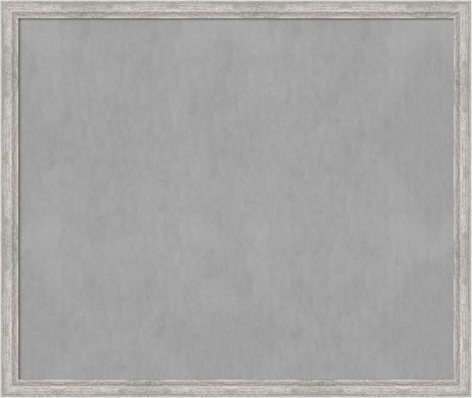 Amanti Art Silver Framed Magnetic Board 43x51 Oversize Vision Board by AmantiArt