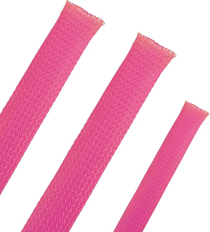 25ft PET Expandable Braided Cable Sleeve 1 inch Pet Braided Cable Sleeve by PursuingaBetterLife