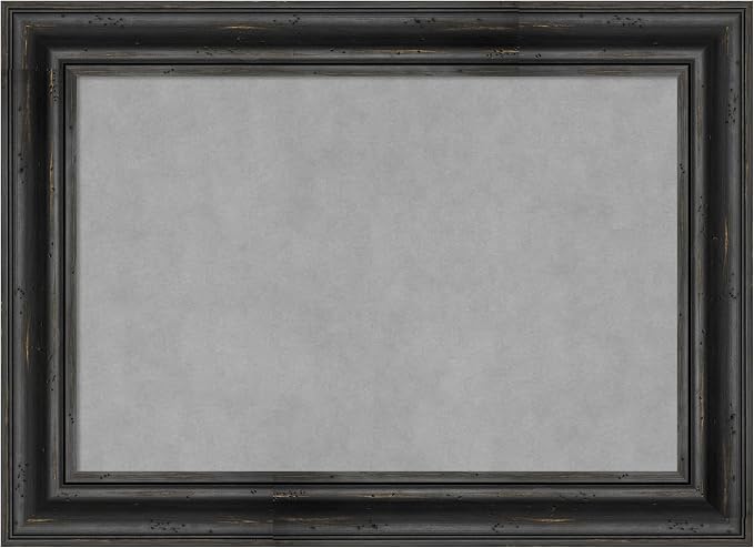 Amanti Art Black Framed Magnetic Board 21x29 Medium Vision Board by AmantiArt