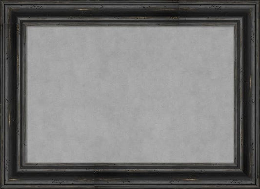 Amanti Art Black Framed Magnetic Board 21x29 Medium Vision Board by AmantiArt