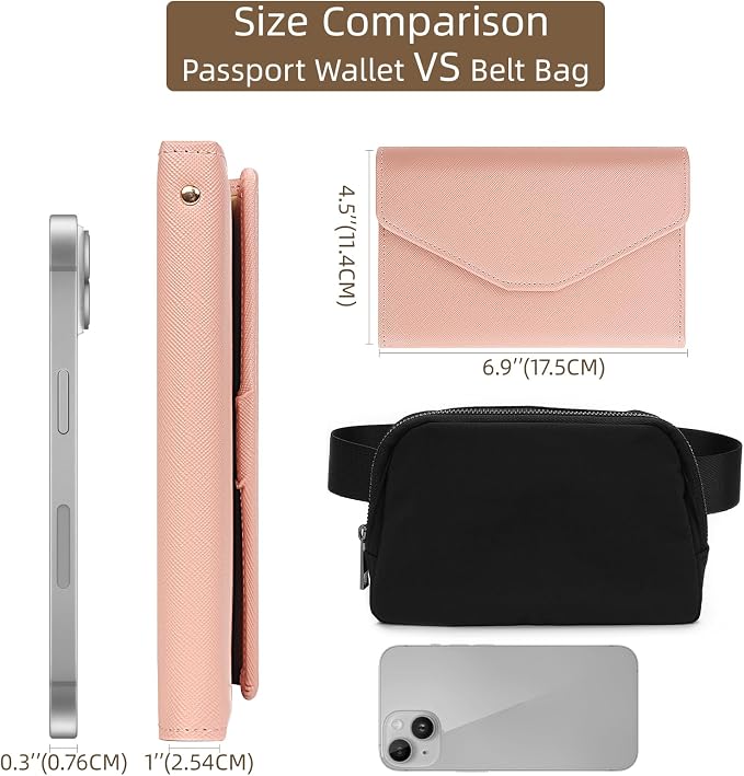 ZOPPEN Mulit-purpose Rfid Blocking Passport Holder Travel Wallet Passport and - Image 4