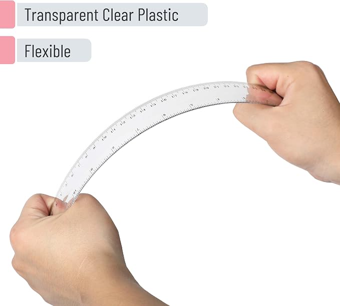 Mr. Pen- Plastic Rulers, 12 Inch, 18 Pack, Easy-to-Read Markings | - Image 3