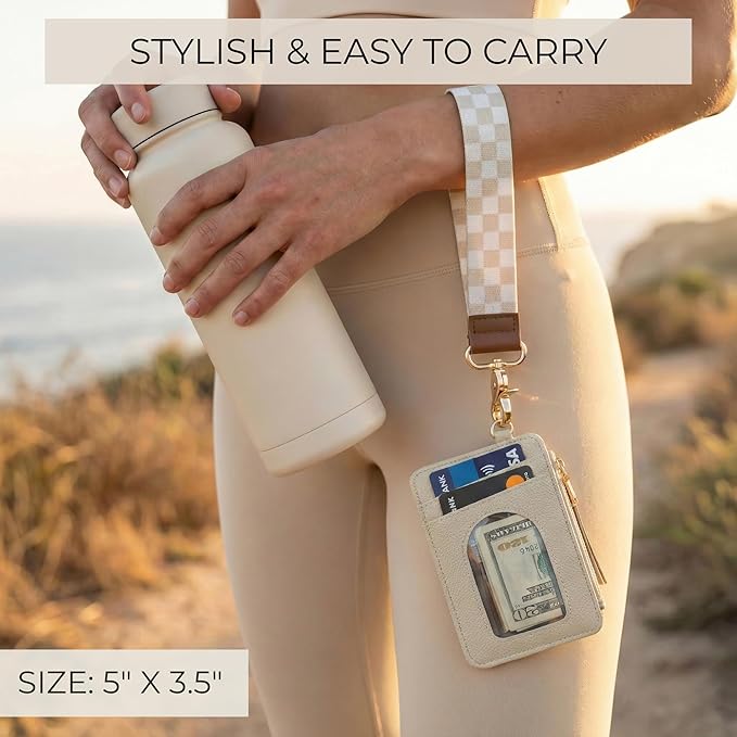 Stylish Wristlet Keychain Wallet - Image 3