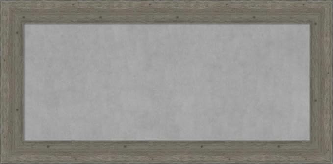Amanti Art Grey Framed Magnetic Board 27x55 Oversize Vision Board by AmantiArt