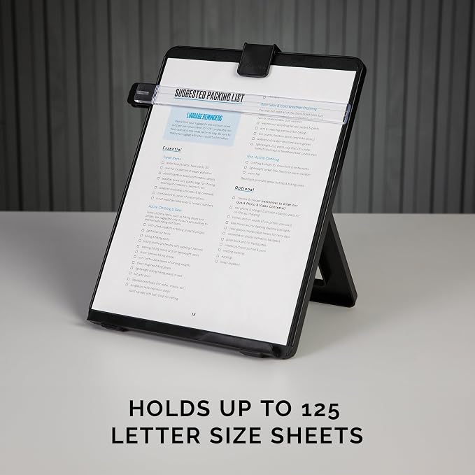 Fellowes Letter Sized Non-Magnetic Copyholder, 7.38 x 10.13 x 11.25 inches - Image 3