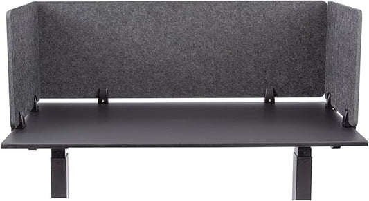 ReFocus™ Raw Clamp-On Acoustic Desk Divider – Reduce Noise and Visual by SStandUpDeskStore
