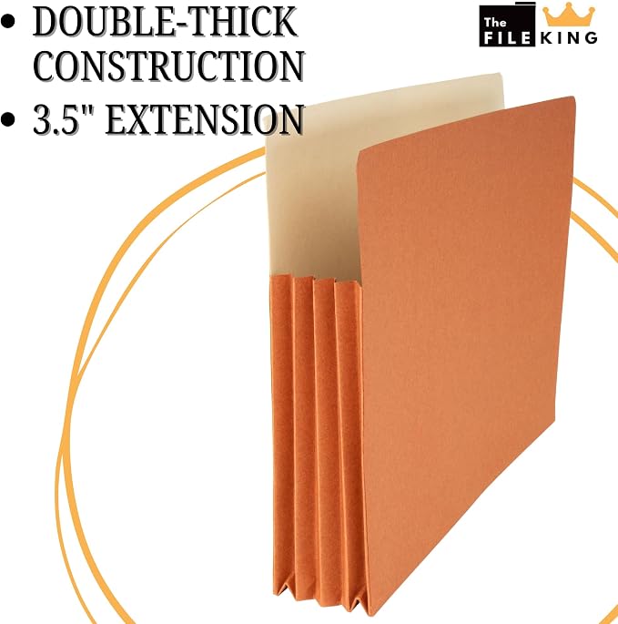 The File King Expanding Accordion File Folder | Letter Size | Box of 10 - Image 4