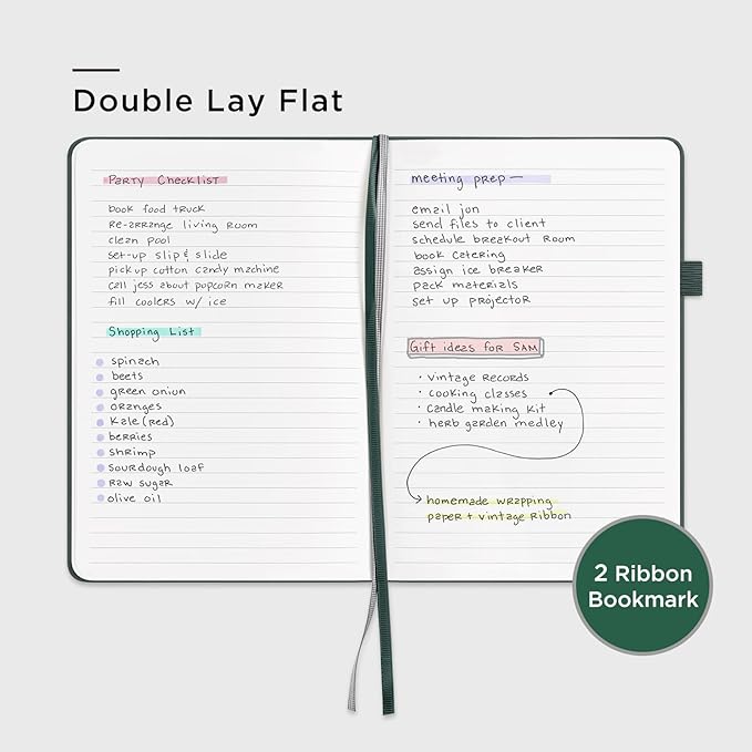 &And Per Se Lined Notebooks Bulk 5-Pack, A5 Hardcover Journal, 160 Pages 100gsm - Image 3