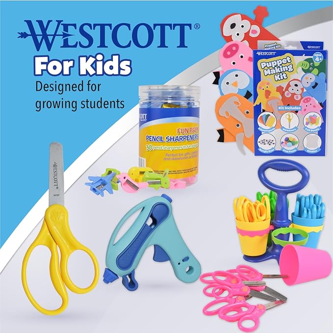 Westcott School Left and Right Handed Kids Scissors - Image 5