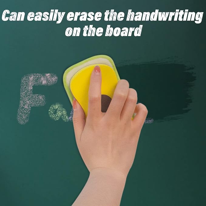 2 Packs Chalkboard Eraser Washable Microfiber Cleaning Tool | OSOPOLA 2Pack - Image 4