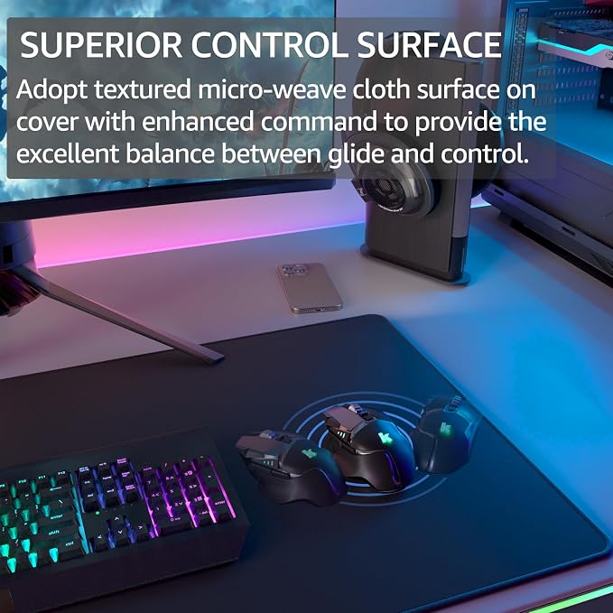 KTRIO Large Gaming Mouse Pad Desk Mat - Image 2