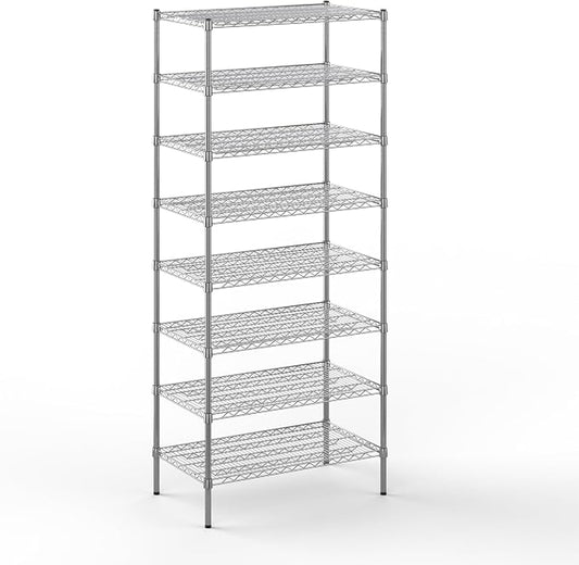Regal Altair 21" Deep x 36" Wide x 86" Height Wire Shelving Kit | 8-Tier | NSF by Regal+Altair
