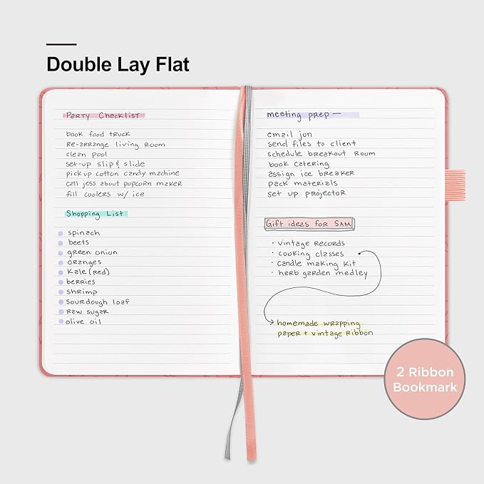 &And Per Se Lined Hardcover Notebook – A5 5.7"x8" College Ruled, 160 Pages - Image 4