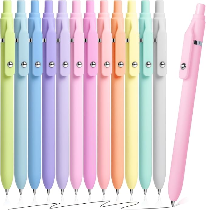 Fenmay Gel Pens, Quick Dry No Smudge, Smooth Writing Comfortable Grip Pen - Image 8