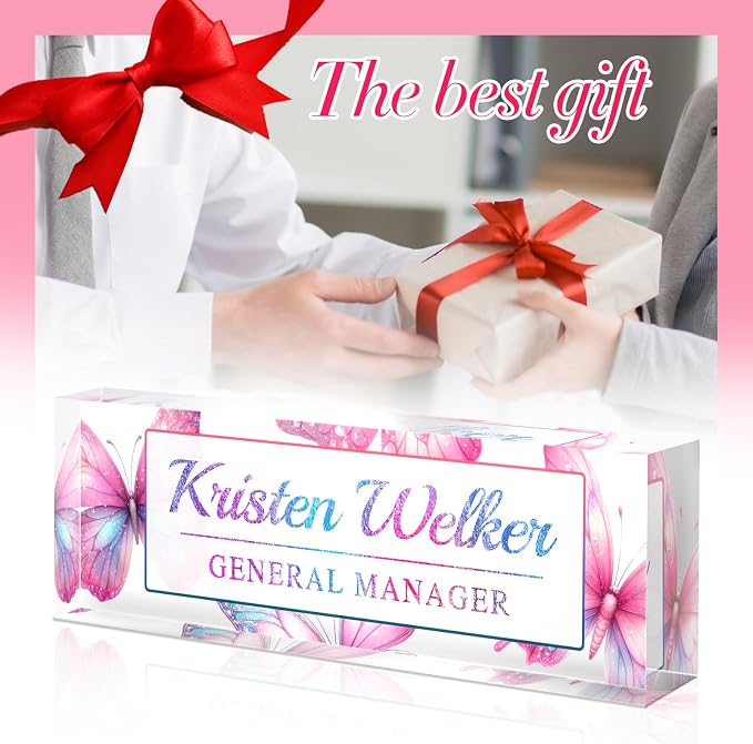 Desk Name Plate Personalized, Custom Name Plate - Image 5