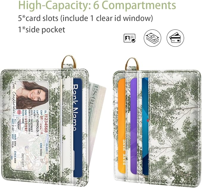 Slim Minimalist Front Pocket RFID Blocking Credit Card Holder Small Wallet Cute - Image 2