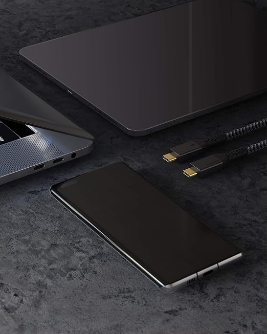 Maxonar 10FT Thunderbolt 4 Cable with 40Gbps Data Sync/240W Charging and 8K for Thunderbolt 4/3, USB4, and USB C Devices-DeskLoop Office