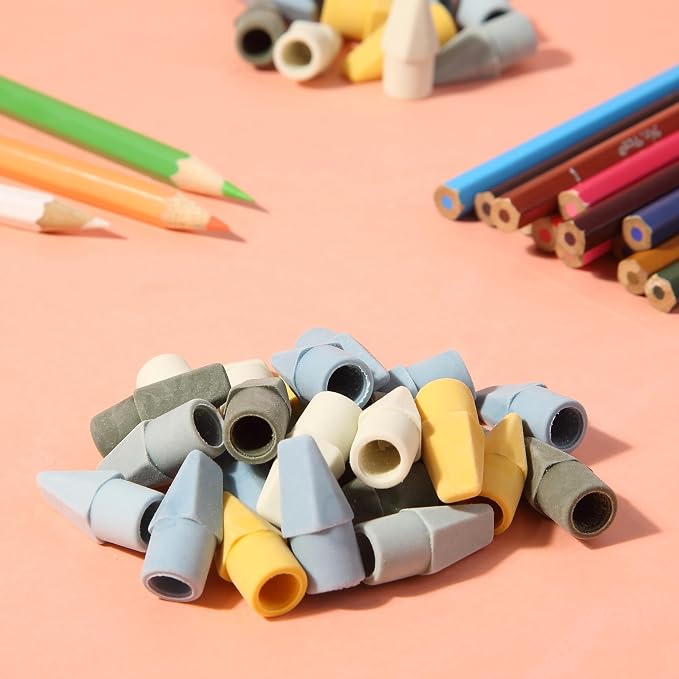 Mr. Pen- Pencil Erasers Toppers, 120 Pack, Latex Free, No Smudge | Mr Pen - Image 6